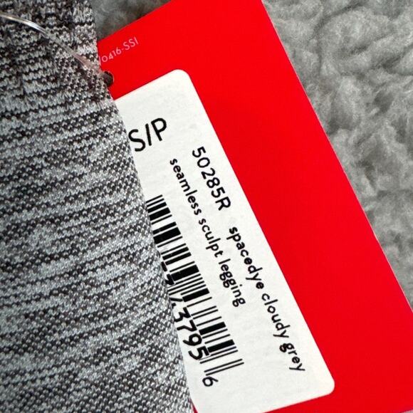 Spanx Space Dye Cloud Gray seamless Sculpting Leggings Size S NWT  Athleisure - Picture 6 of 9